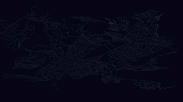 Kigali, Rwanda, City Infrastructure Expansion Animation, Urban Visualization Technology