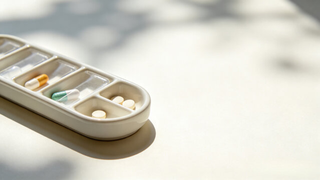 Ceramic pill organizer