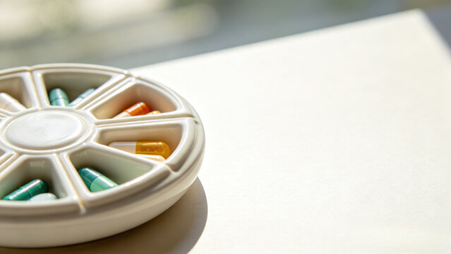 Ceramic pill organizer