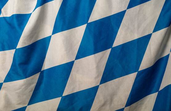 Abstract background featuring the Bavarian flag's rhombus pattern. Ideal for design needs or represe