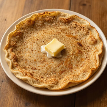 Kisir (Ladakh) &ndash; a savory buckwheat crepe native to the region, thin, slightly crisp, and rustic, traditionally made from local buckwheat flour, served as a snack or light meal
