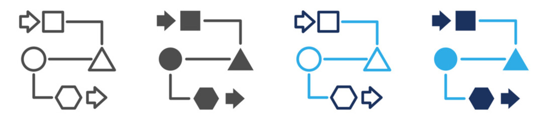 process multi purpose icon set © miftahul