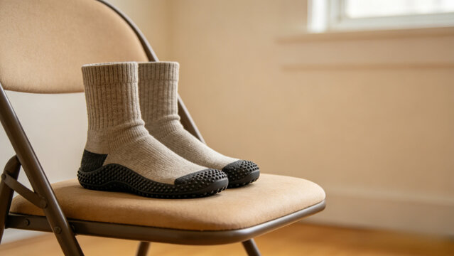 Non-slip elderly socks