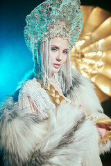 Naklejka premium Golden Fur Princess