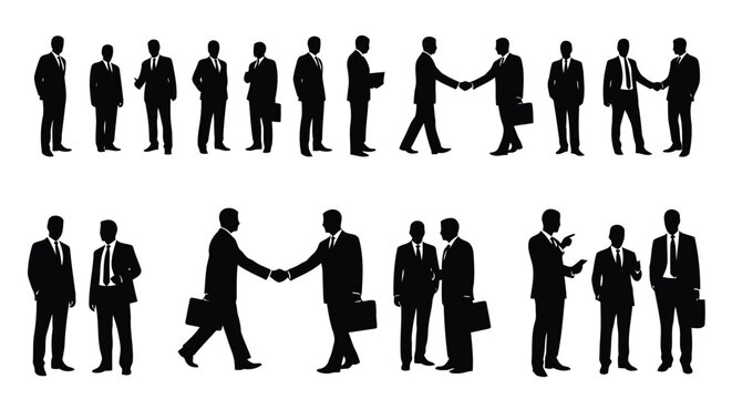 Set of black right arrows in different styles and shapes on a plain background