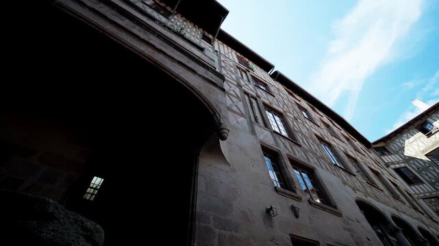 Old architecture and half-timbered houses of Limoges