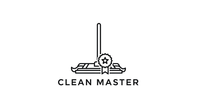 A logo for cleaning services company.