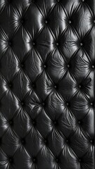 Naklejka premium Black Leather Texture. (2)