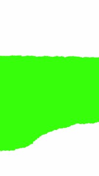 Torn Ripped Paper Transition Green Screen Overlay Abstract Tear Animation Transparent Background 4K Video