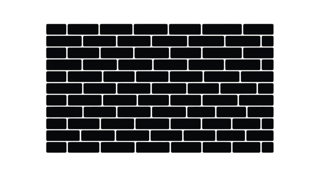 brick wall silhouette high quality professional detailed modern