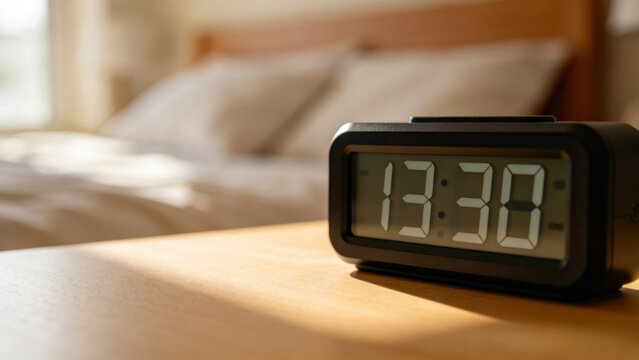 Large-number alarm clock