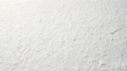 Fototapeta premium White handmade paper texture showing organic fibers and unique rough surface patterns captured in a soft natural light close up