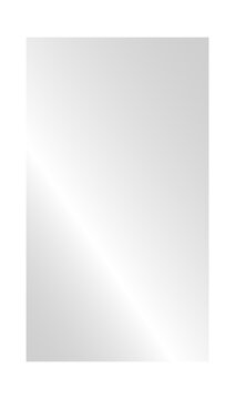 Ultra Clean Frosted Glass Rectangle Overlay with Subtle Diagonal Light Beam, Transparent Modern UI Screen Effect PNG