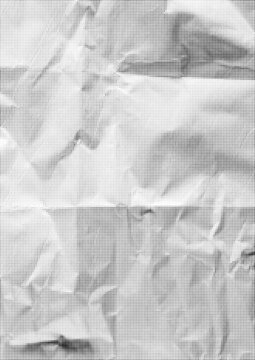 Large vector halftone paper texture with a transparent background