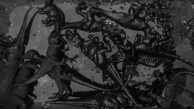 Dinosaur fossil fuel  background texture 