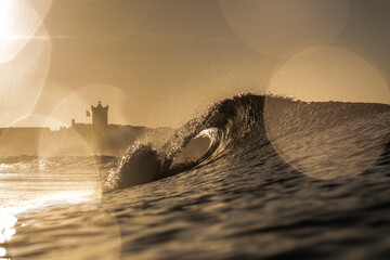 ocean art in the sunset © Aperezer