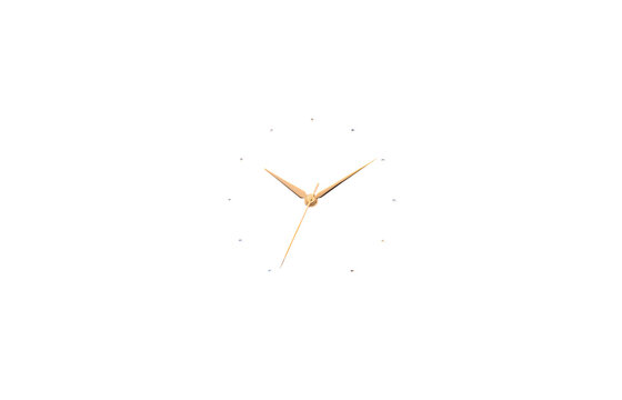 Luxury Gold Clock Hands with Diamond Hour Markers