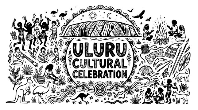 Uluru Cultural Celebration - Indigenous Australian Art