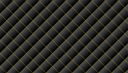 Fototapeta premium Dark olive green diamond quilted texture a seamless pattern for backgrounds and textile designs