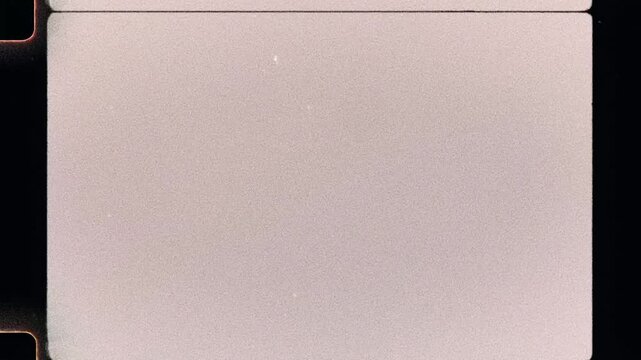 Vintage Analog Film Overlay with 16mm Celluloid Grain Sprocket Dust Flicker and Frame