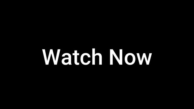 play button on screen with watch now text