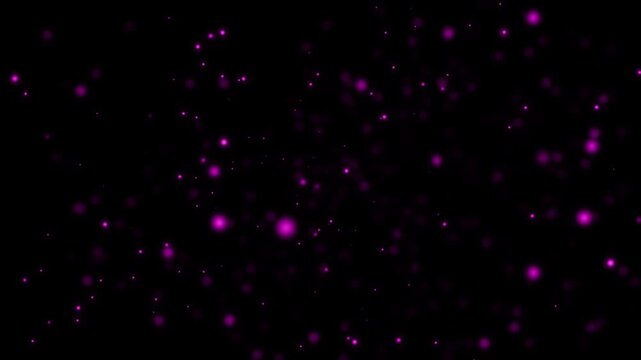 Falling Purple Glitters Background 4k Video