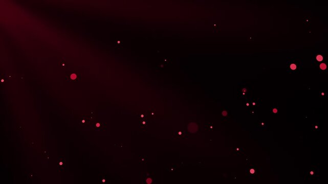 Falling Red Glitters Background 4k Video