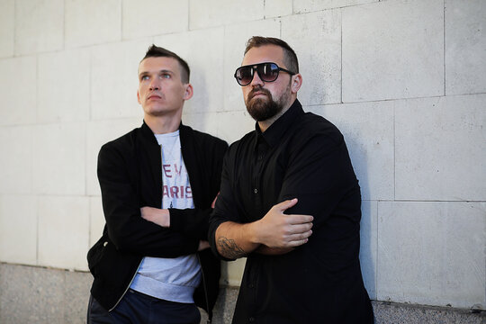 Two men in sunglasses