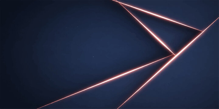 Abstract blue background with motion blur lines showing a fast car driving on a dark night highway with red light trails on the asphalt road perspective