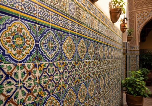 Hand Painted Ceramic Tiles 392 for 1, Gigapixel Standard v2 6x