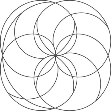 Geometric patterns, sacred geometry, circle designs, abstract art