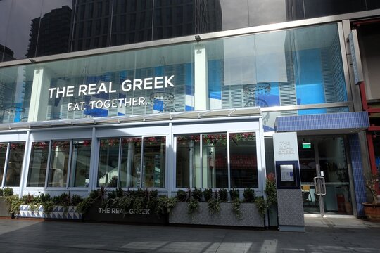 The Real Greek restaurant can be found at 8 Chestnuts Plaza, Montfitchet Road, situated in Westfield Stratford City, East London