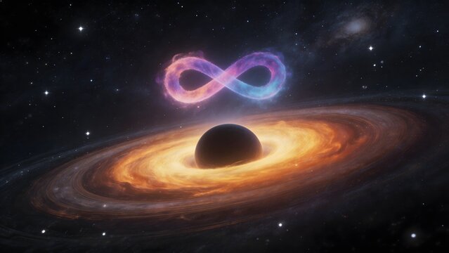 Black hole with swirling accretion disk