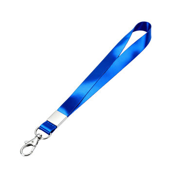 Blue Lanyard for Card and ID: The vibrant blue lanyard is sleek and modern, a versatile accessory suitable for cards and IDs.