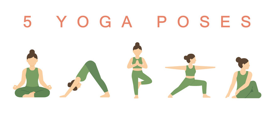 5 yoga poses