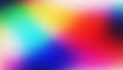 Obraz premium Abstract smooth gradient blend with grain texture featuring vibrant rainbow colors and soft light transitions