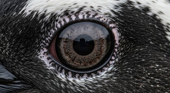 close up of a head of a grey wolf