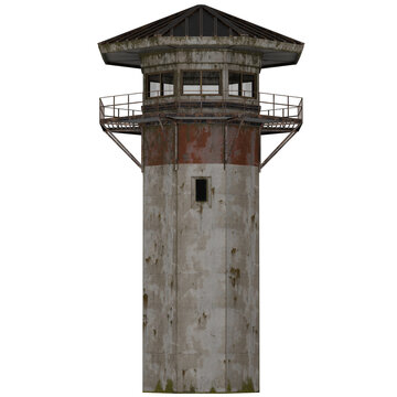 Prison Tower Fortress Medieval Stone Guard Watchtower Architecture