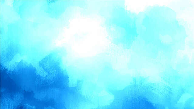 Vector Abstract artistic ethereal watercolor painting serene blue hues, evoking a sense of tranquility and calmness.