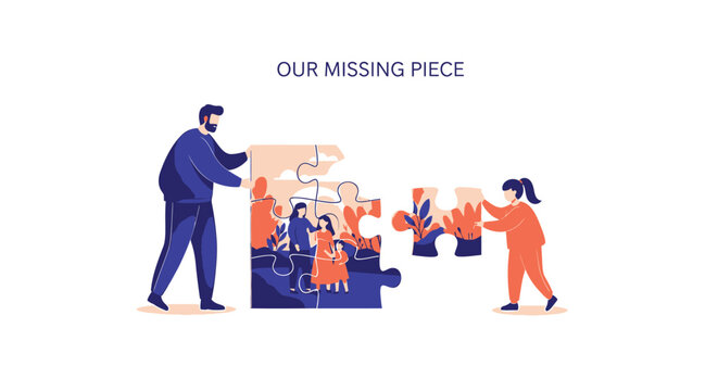 Business teamwork, puzzle pieces, collaboration, corporate concept, Our Missing Piece