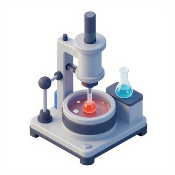 Small close up chemical reactions fuel lab innovative processing technology slightly realistic with and