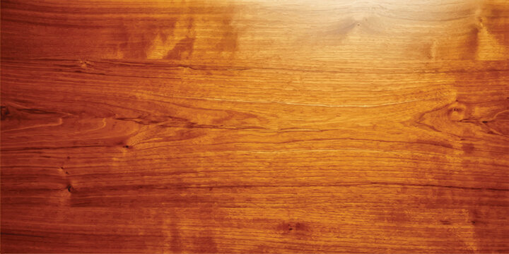 Natural brown wooden surface with horizontal grain patterns and smooth polished texture showing organic knots and warm amber tones in a close up view