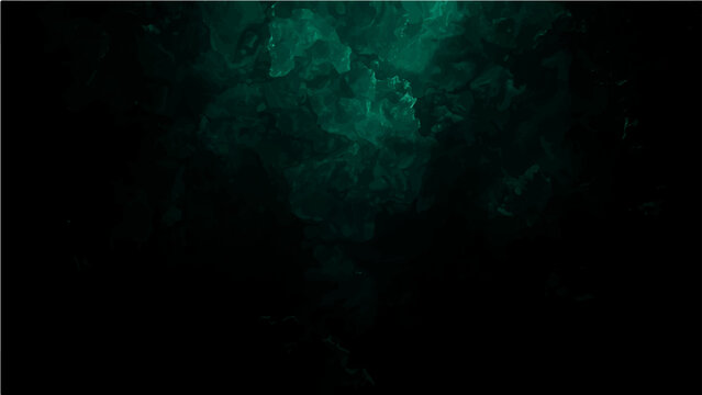 Vector Mysterious underwater nebula swirling in inky darkness, evocative surreal alien world or deep ocean exploration. 