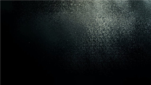 Abstract Vector dark speckled backdrop of textured grainy and gritty. 