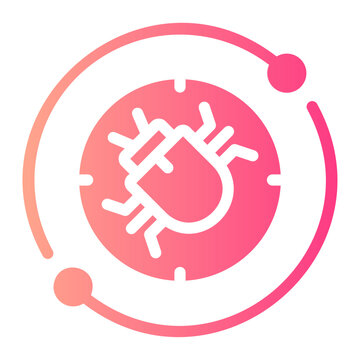 bug gradient icon