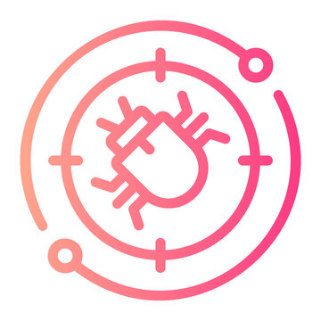 bug gradient icon