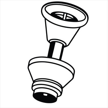 Automotive Valve and Engine Intake Component Illustration