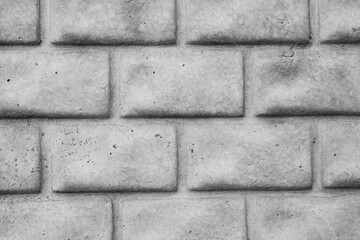 Gray brick wall surface texture pattern © reddish