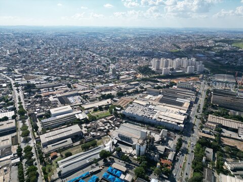 Imagens Aereas de Cidade Industrial Contagem Pra&ccedil;a Central Cemig 