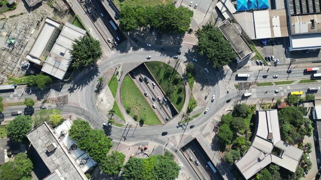Imagens Aereas de Cidade Industrial Contagem Pra&ccedil;a Central Cemig 